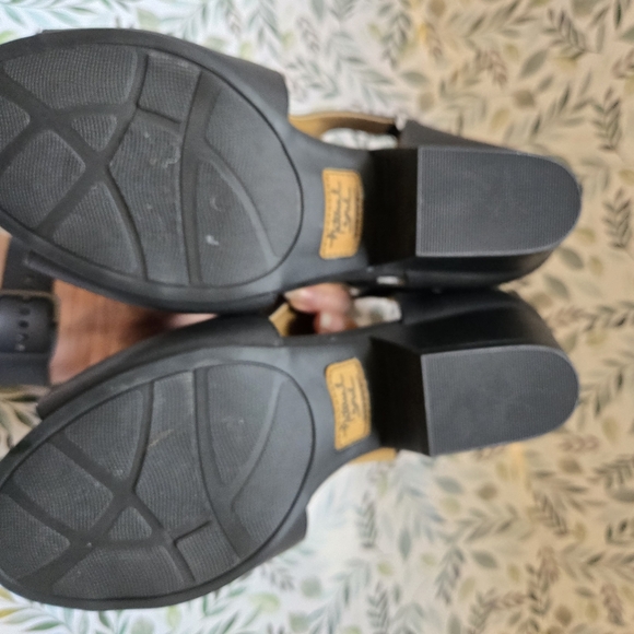 Women’s Black Daya Natural Soul Faux Leather Shootie Wedge Sandal Size 8.5 - Picture 8 of 8